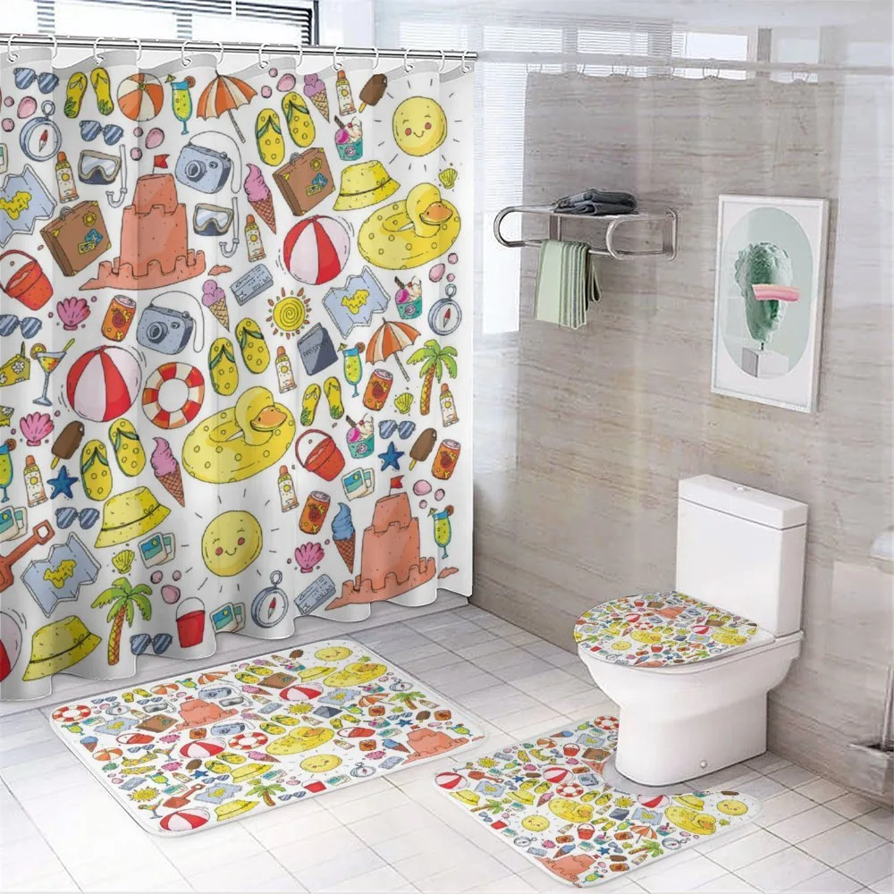 Vivid Summer Vacation Items — Your design