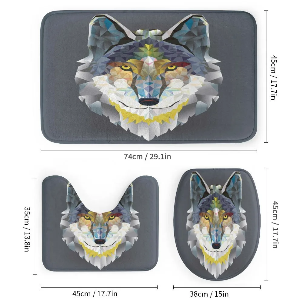 Wolf Coyote Portrait Art — Detail 1