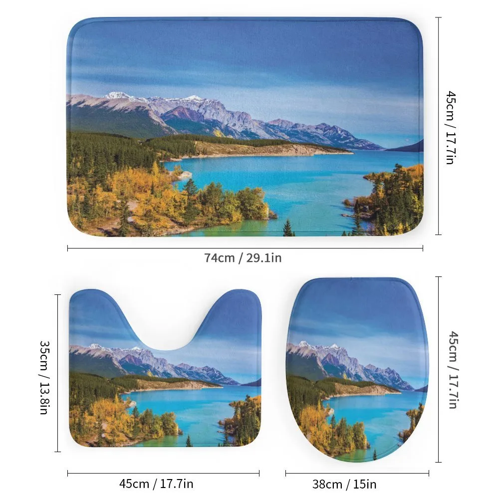 Abraham Lake Shore Photo — Detail 1