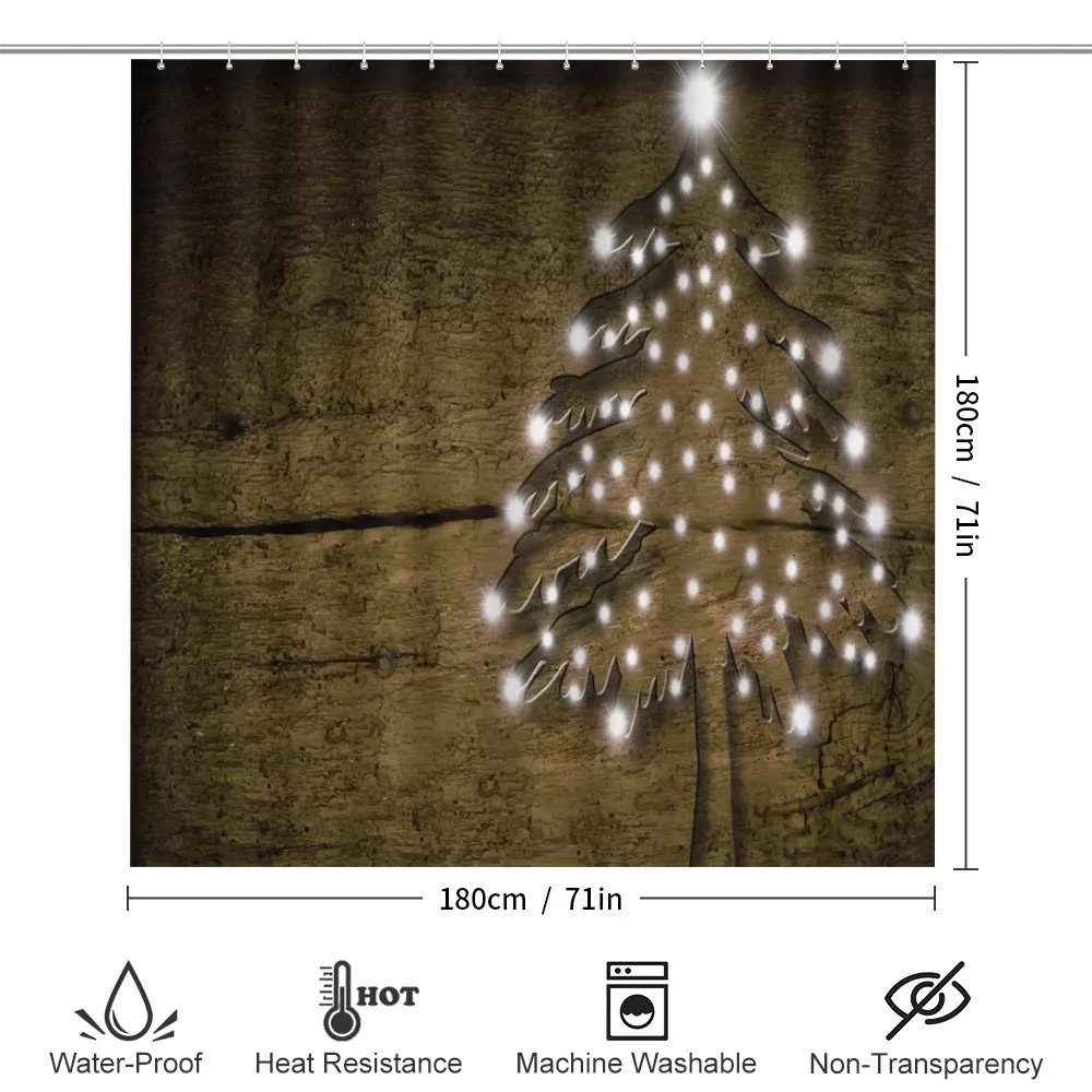 Bokeh Ornaments on Tree — Detail 2