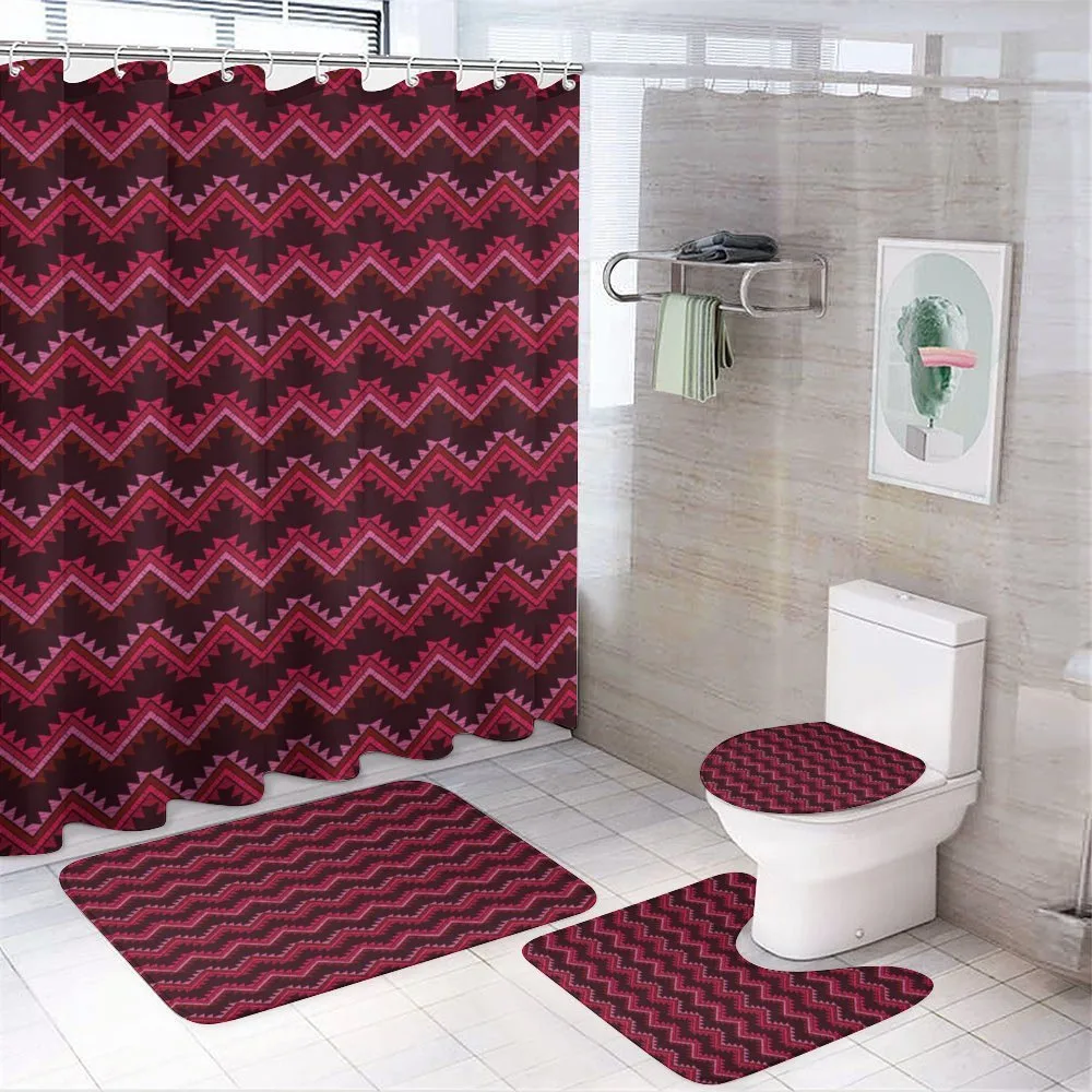 Ethnic Chevrons in Warm Tones — Your design