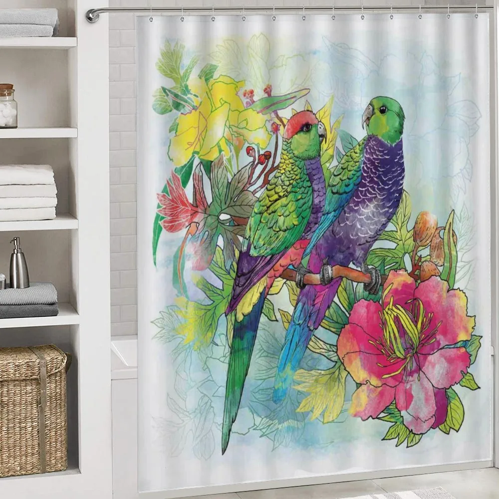 Flowers Parrots Love — Detail 4