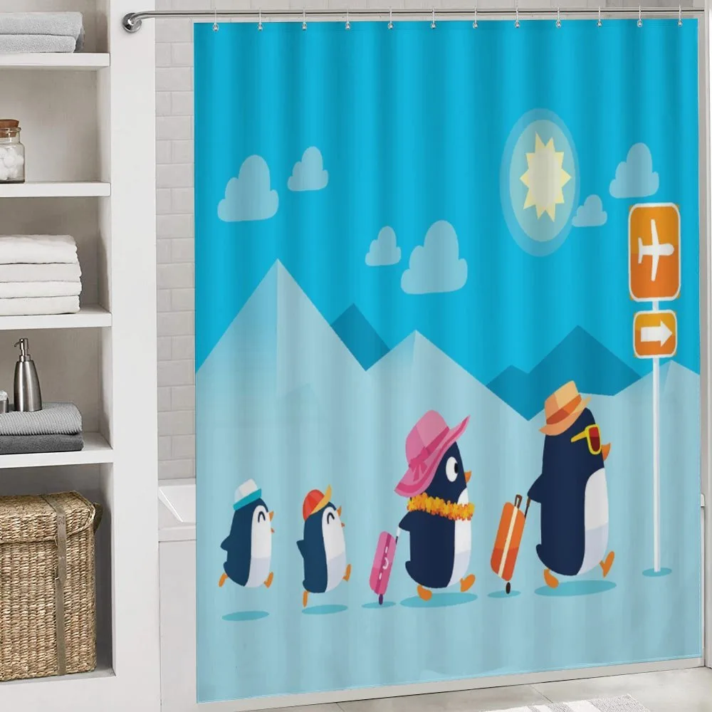 Funny Penguin Family Trip — Detail 4
