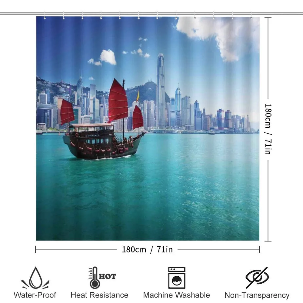 Hong Kong Harbour Boat — Detail 2