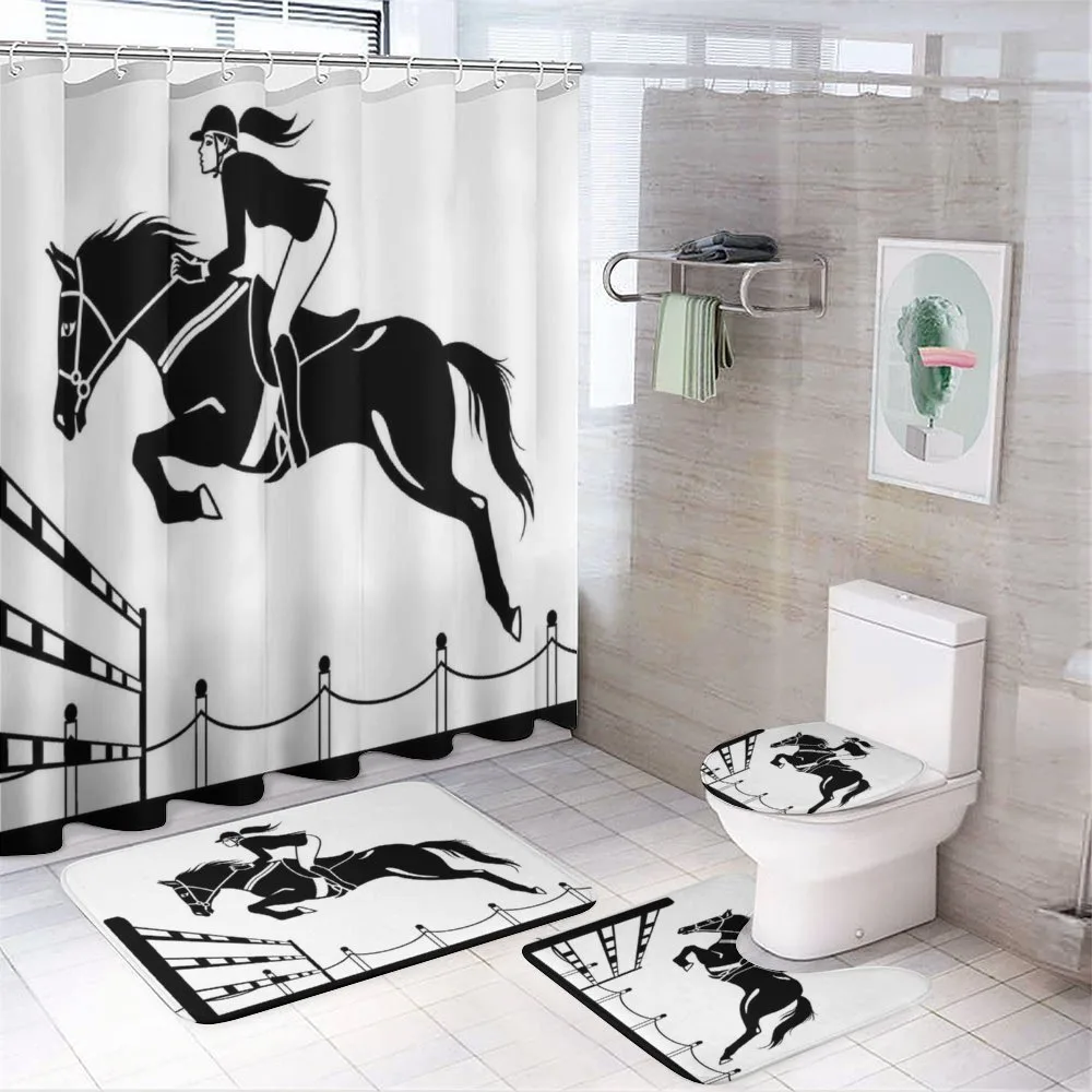 Jockey Girl Jumping — Your design