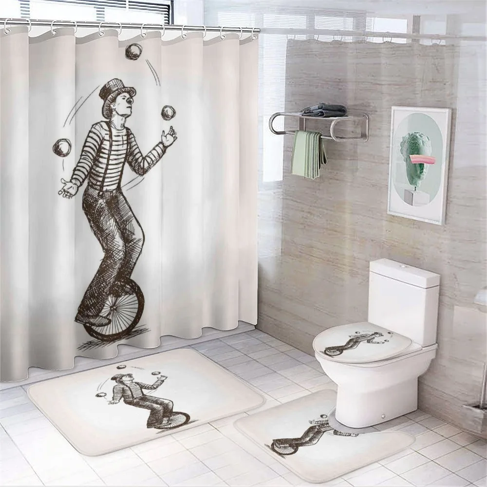 Juggler Clown on Wheel — Your design