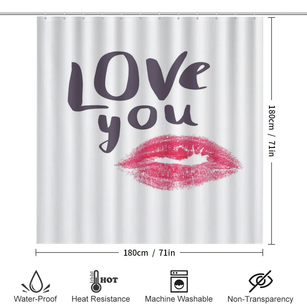 Love You and Lipstick Kiss — Detail 2