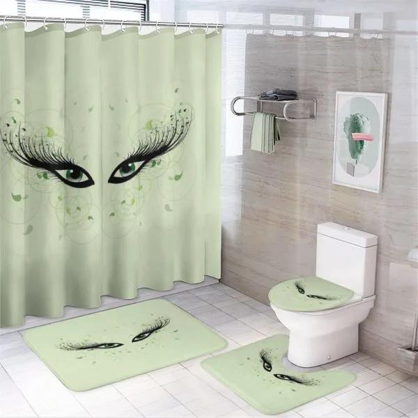Nature Leaves on a shower curtain