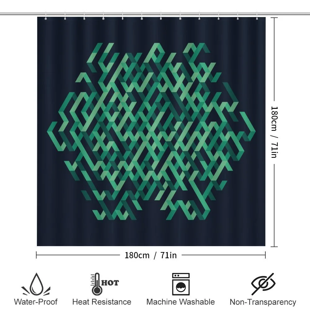 Ombre Maze Lines — Detail 2