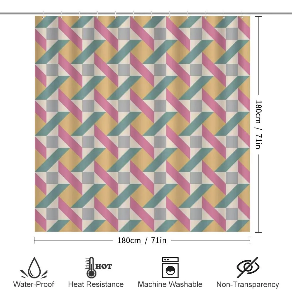 Pastel Rhombus Mosaic — Detail 2