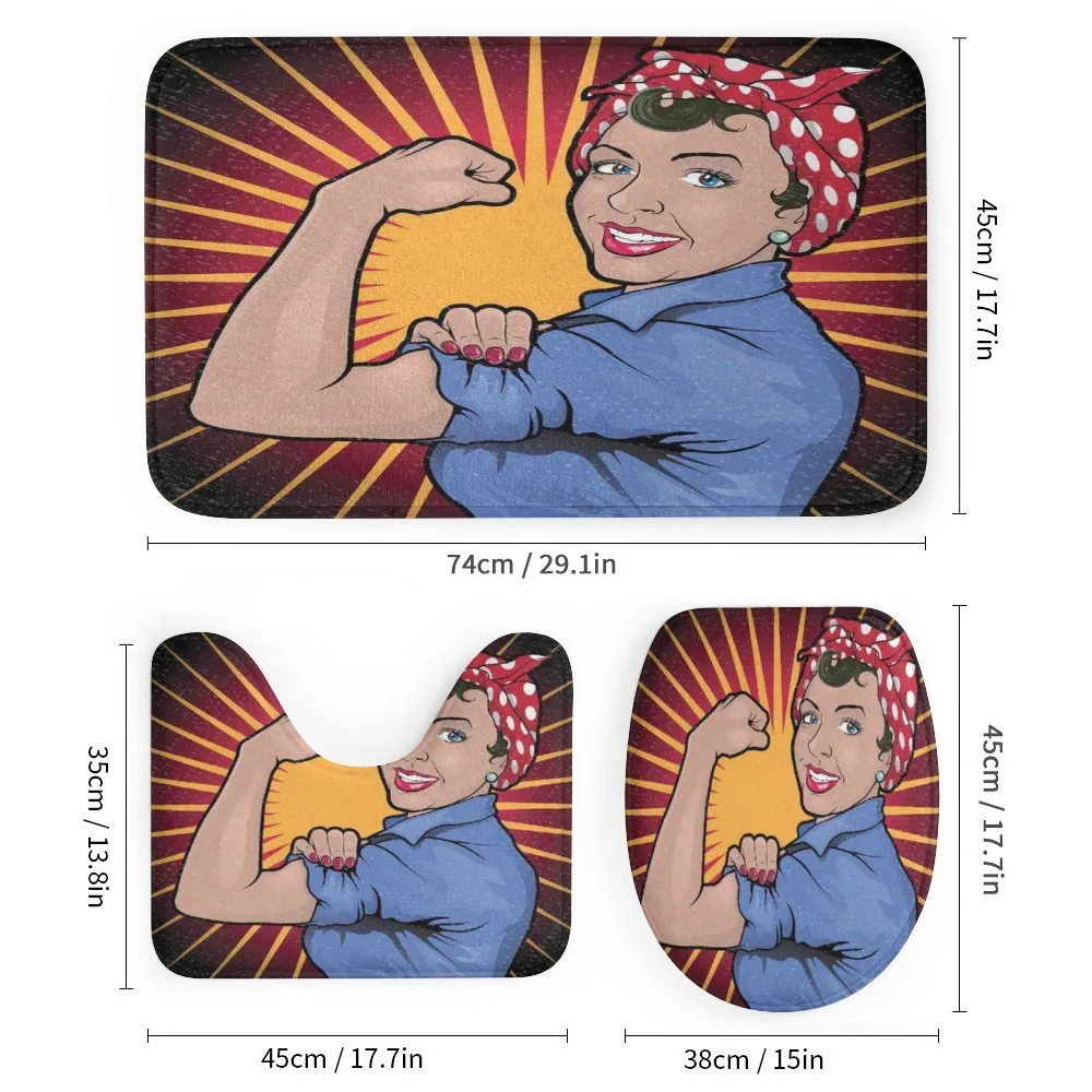 Retro Powerful Woman — Detail 1