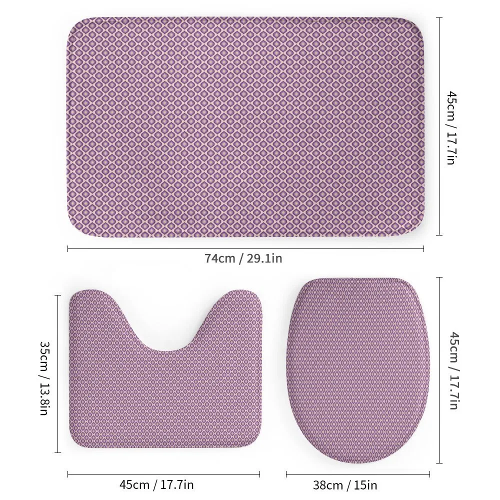 Retro Striped Leaf Shapes — Detail 1