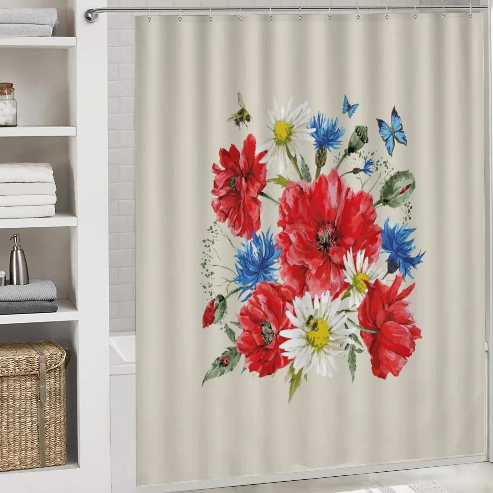 Vintage Poppies Daisy — Detail 4