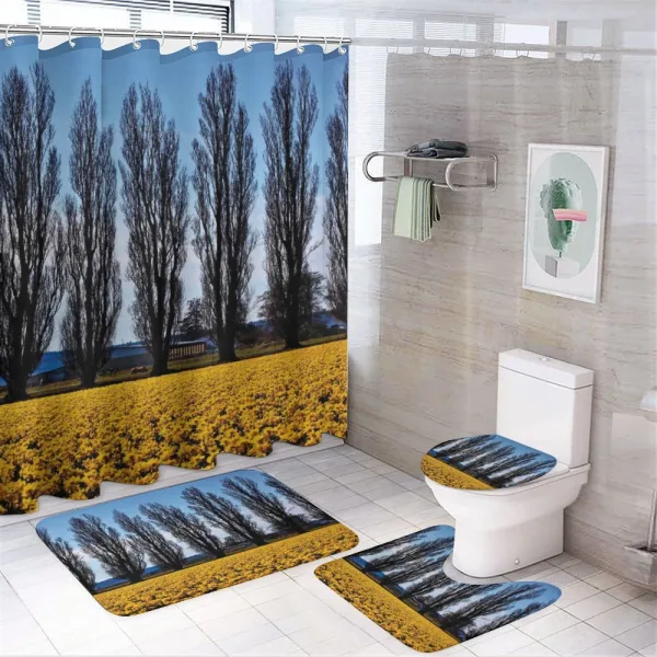 Washington Valley on a shower curtain