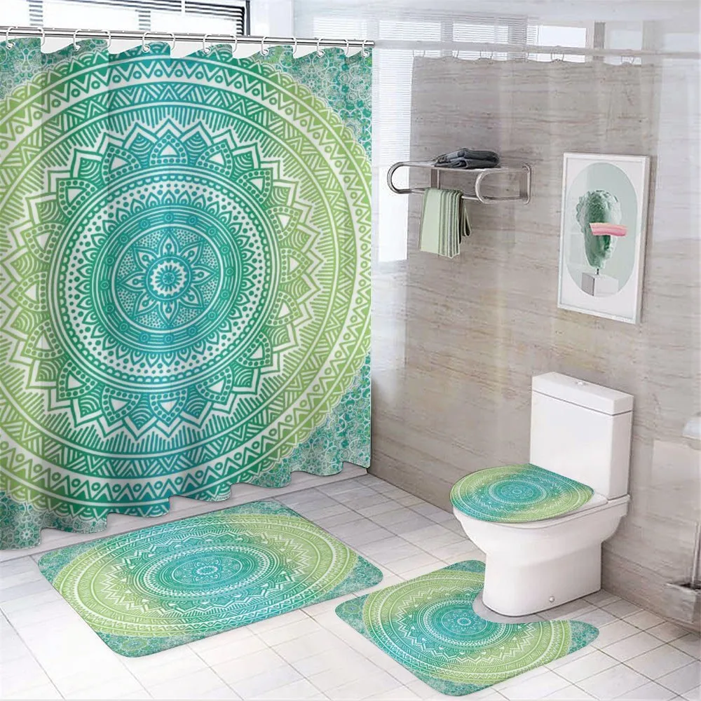 Ombre Pattern — 4-Piece Bathroom Set preview