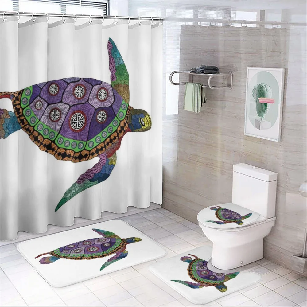 Sea Turtle Animal — 4-Piece Bathroom Set preview