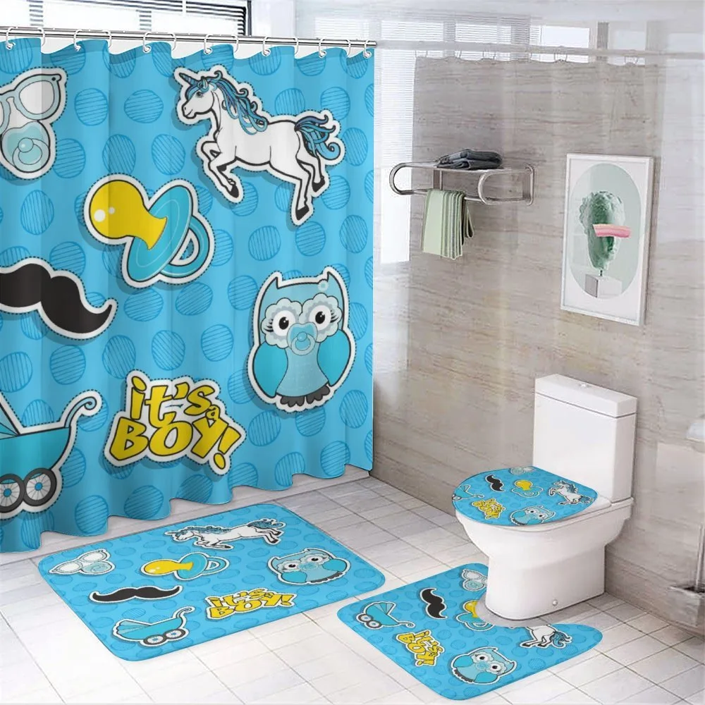 Its a Boy Unicorn — 4-Piece Bathroom Set preview
