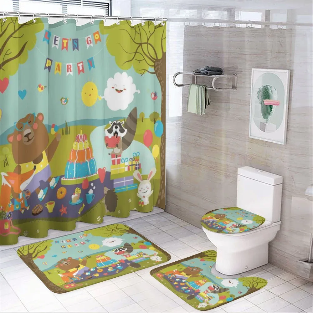 Woodland Party Design — 4-Piece Bathroom Set preview