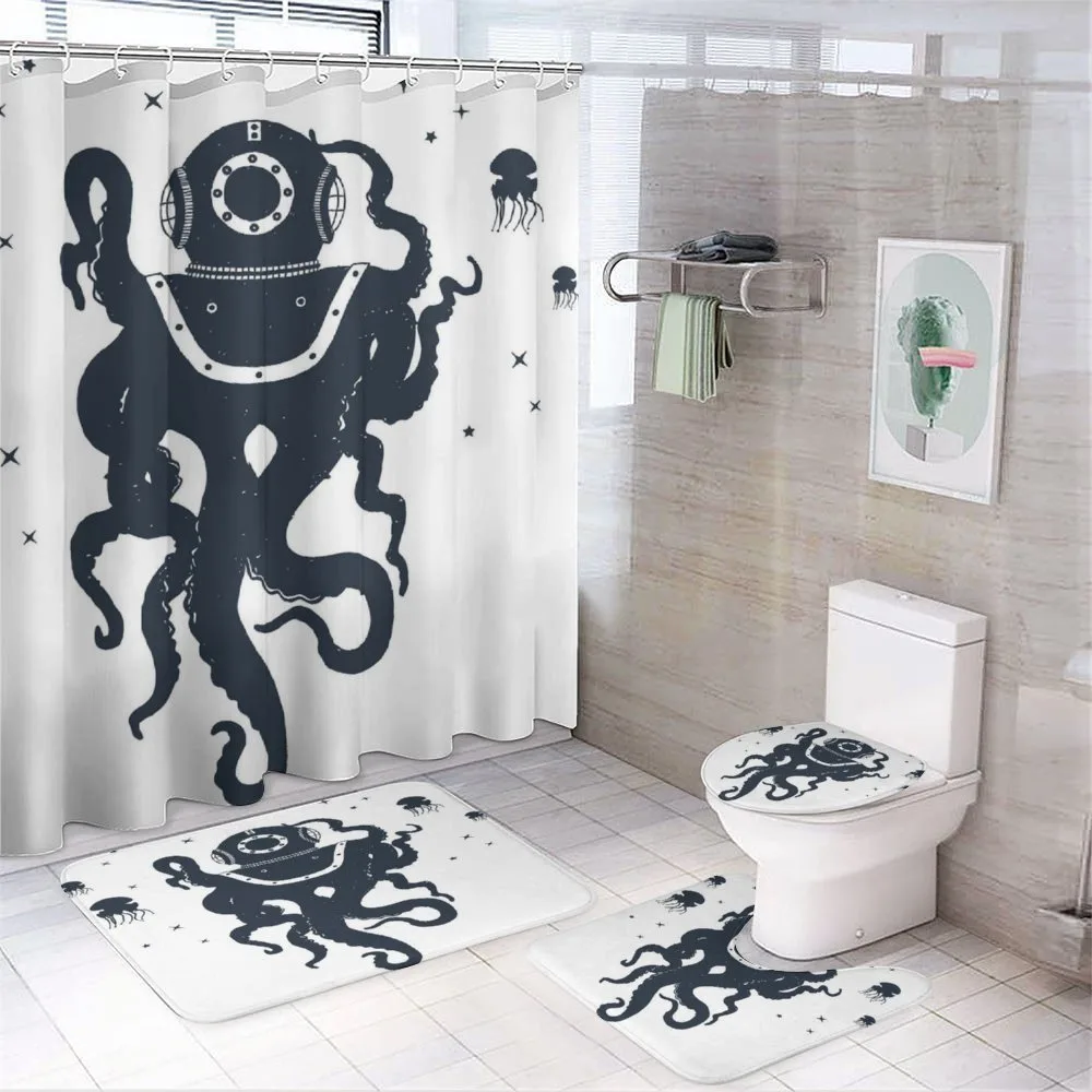 Octopus Costume — 4-Piece Bathroom Set preview