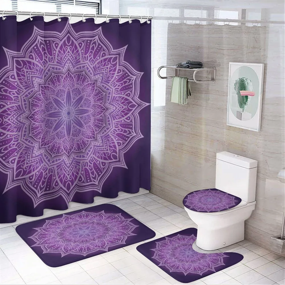 Hand-Drawn Lace — 4-Piece Bathroom Set preview