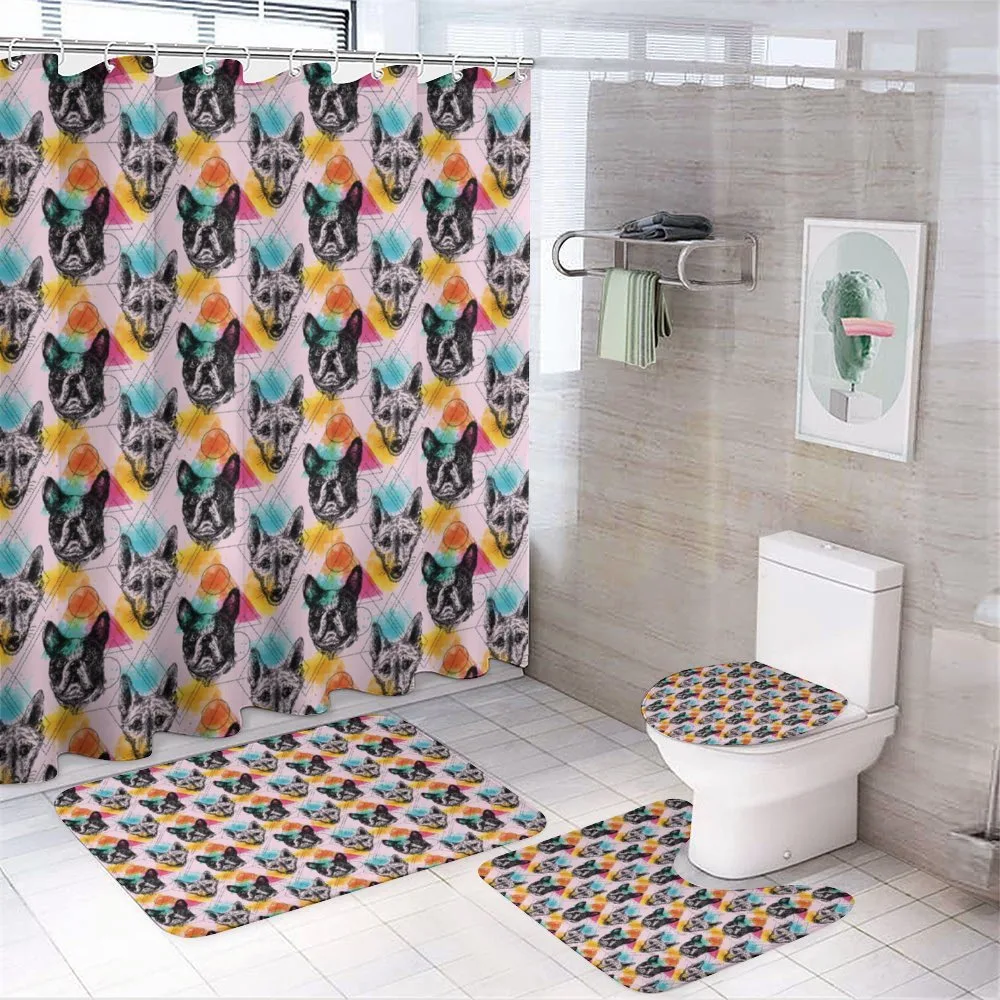 Hand Drawn Sketch — 4-Piece Bathroom Set preview