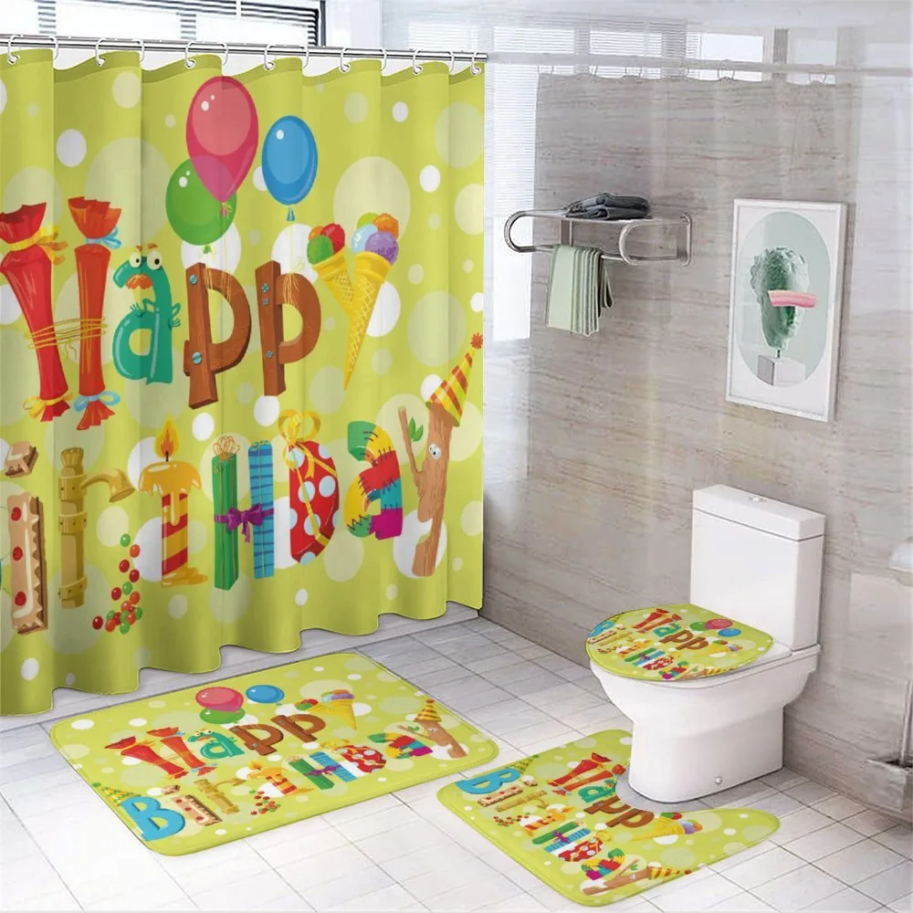 Ice Cream Candies — 4-Piece Bathroom Set preview