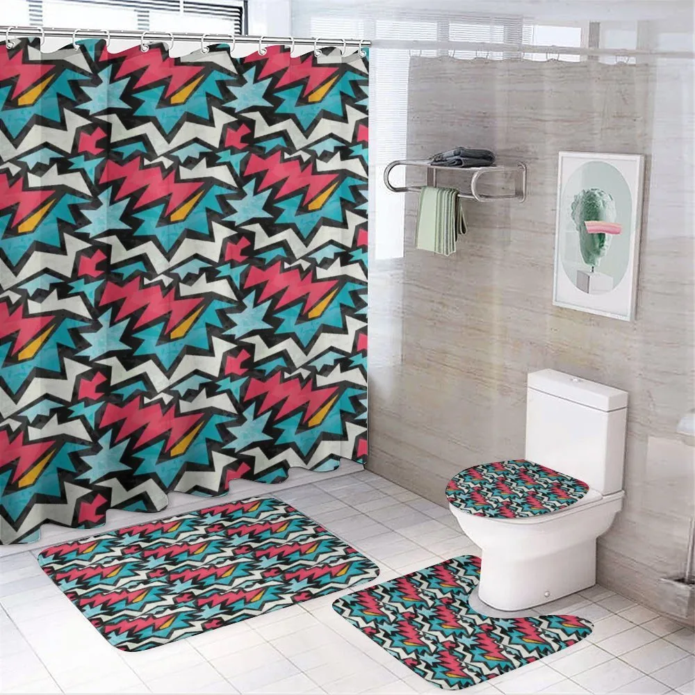 Hyped Tangle Art — 4-Piece Bathroom Set preview