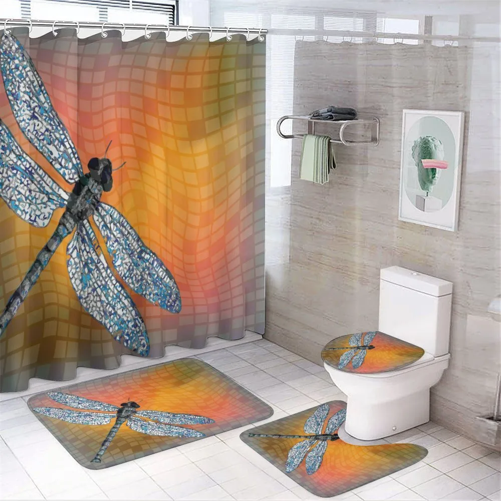 Drangonfly Digital Theme — 4-Piece Bathroom Set preview