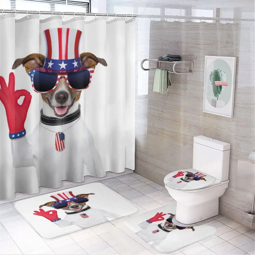 Jack Russell Dog — 4-Piece Bathroom Set preview
