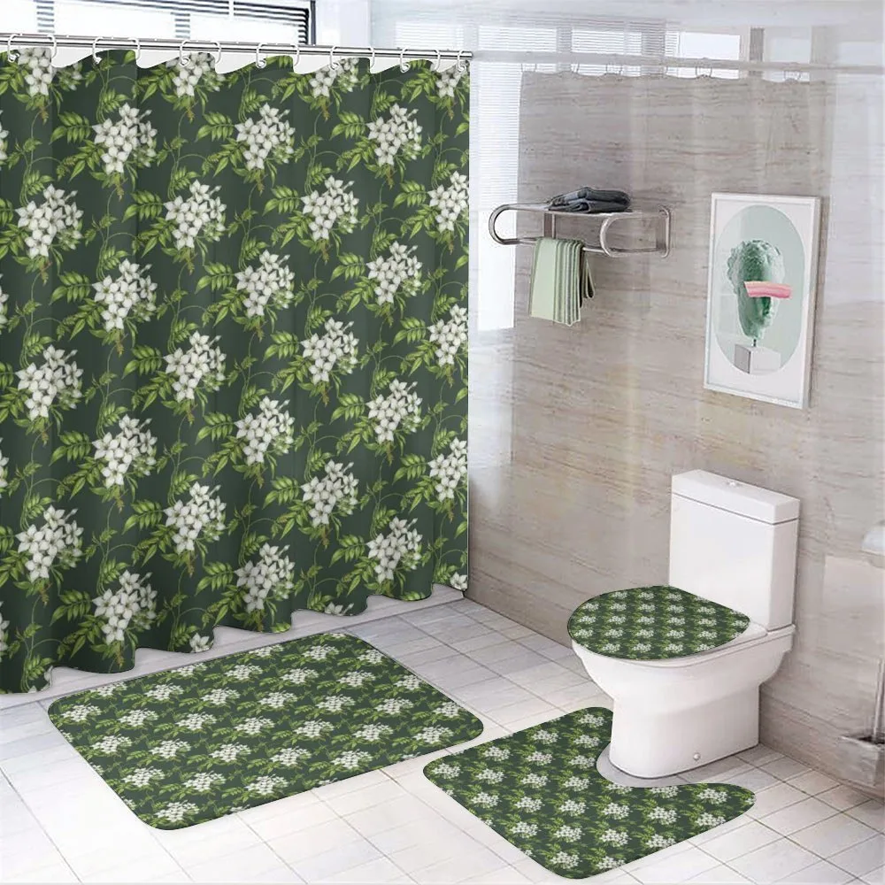 Plants Bouquet — 4-Piece Bathroom Set preview