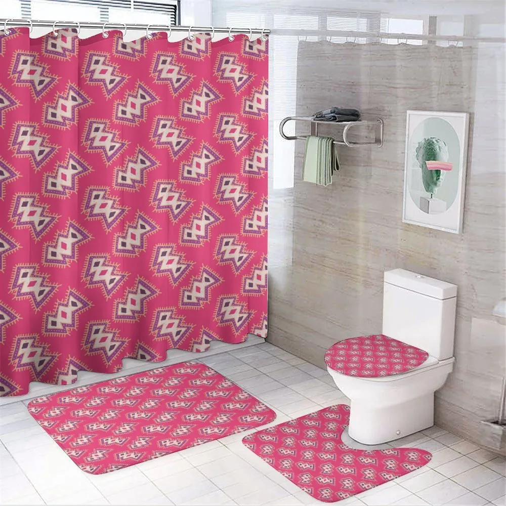 Modern 90s Style Elements — 4-Piece Bathroom Set preview