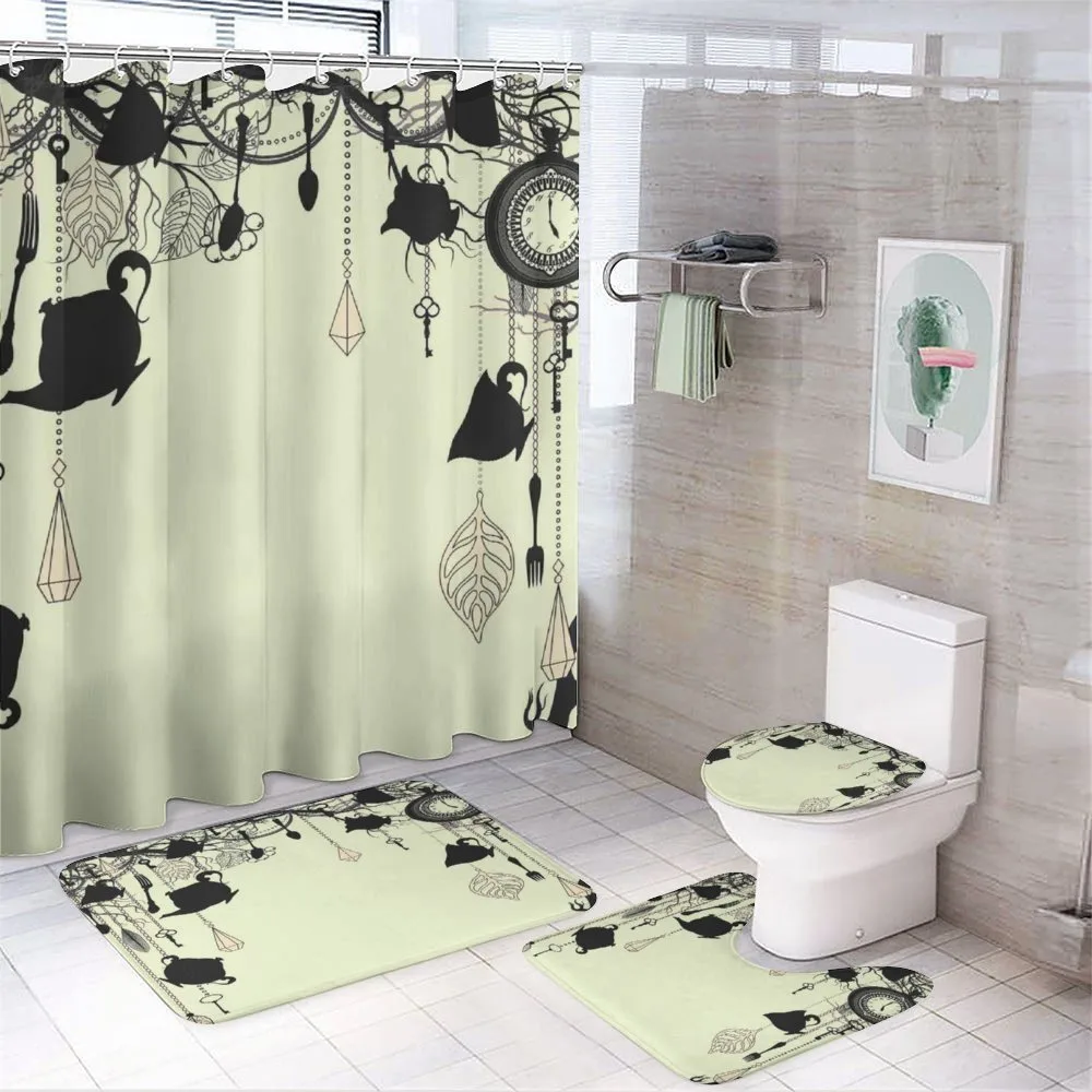 Diamonds Forks Spoons — 4-Piece Bathroom Set preview