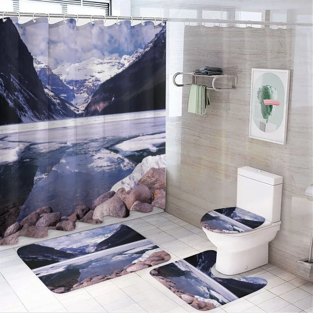 Lake Louise Alberta — 4-Piece Bathroom Set preview
