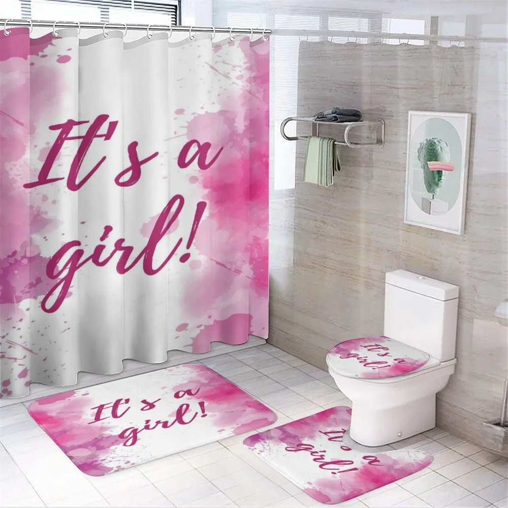 Splash Frame Girl — 4-Piece Bathroom Set preview