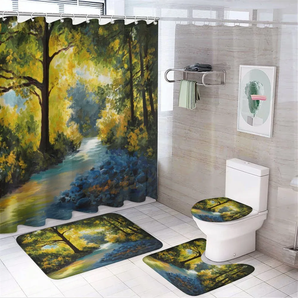 Nature Forest Meadows — 4-Piece Bathroom Set preview