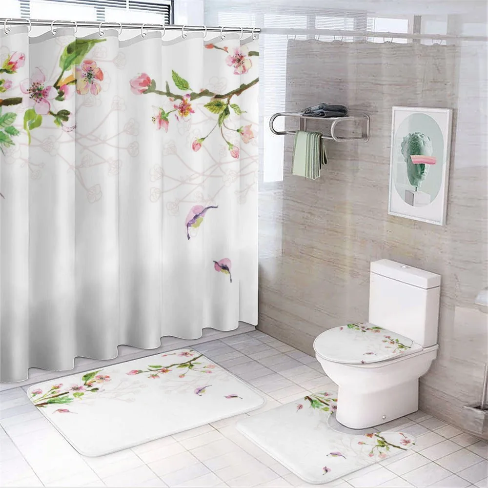 Apple Tree in Spring — 4-Piece Bathroom Set preview
