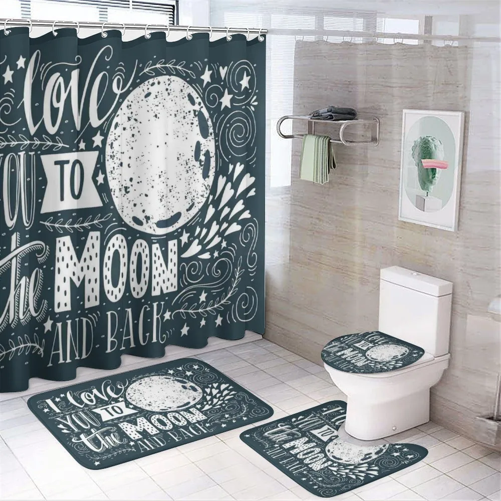 Universe Wish Floral — 4-Piece Bathroom Set preview