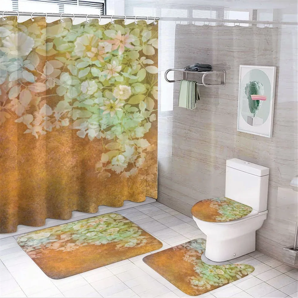 Blur Paper Background — 4-Piece Bathroom Set preview