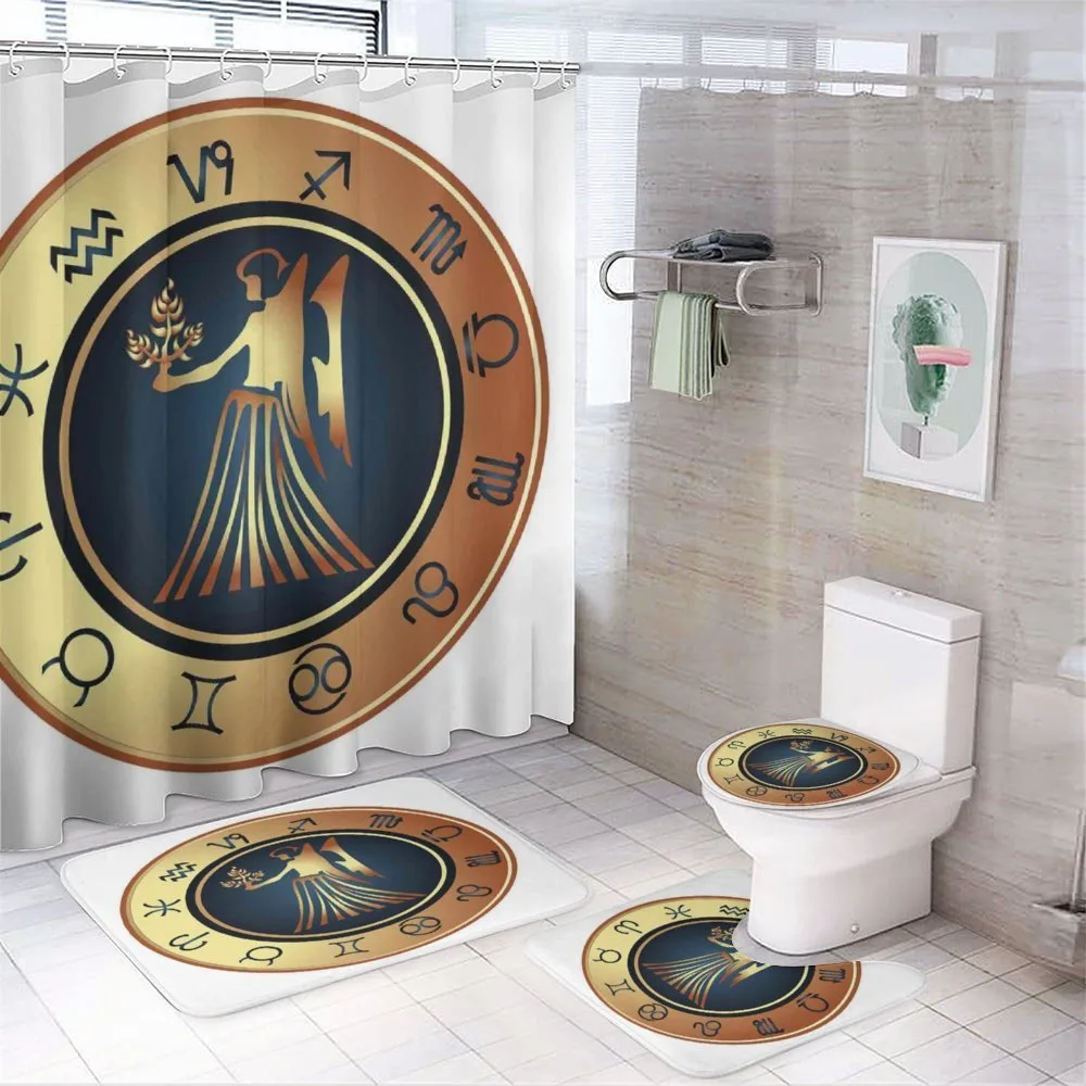 Signs Circle Woman — 4-Piece Bathroom Set preview