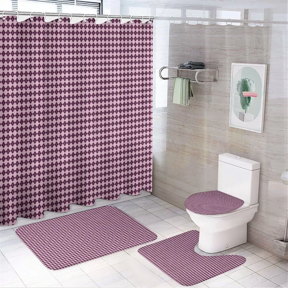 Tones Mesh Motif — 4-Piece Bathroom Set preview