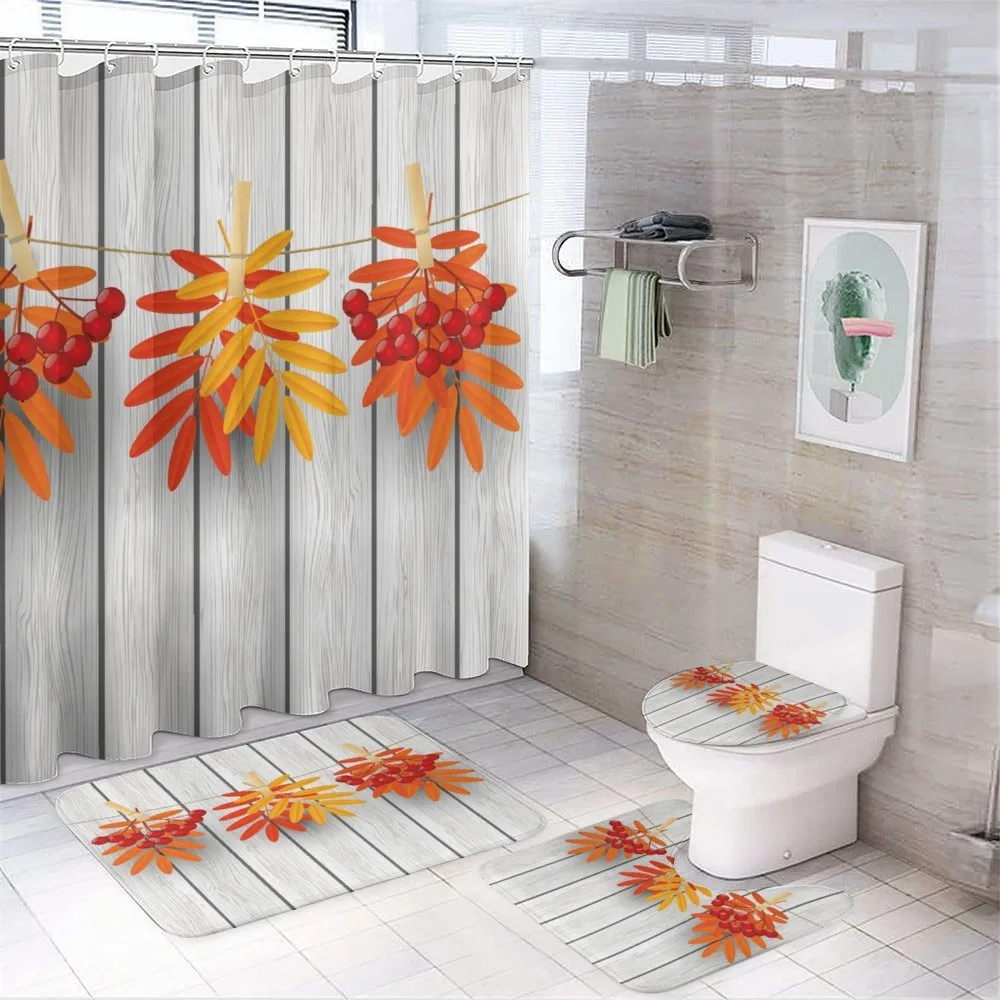 Clothes Pin on a String — 4-Piece Bathroom Set preview
