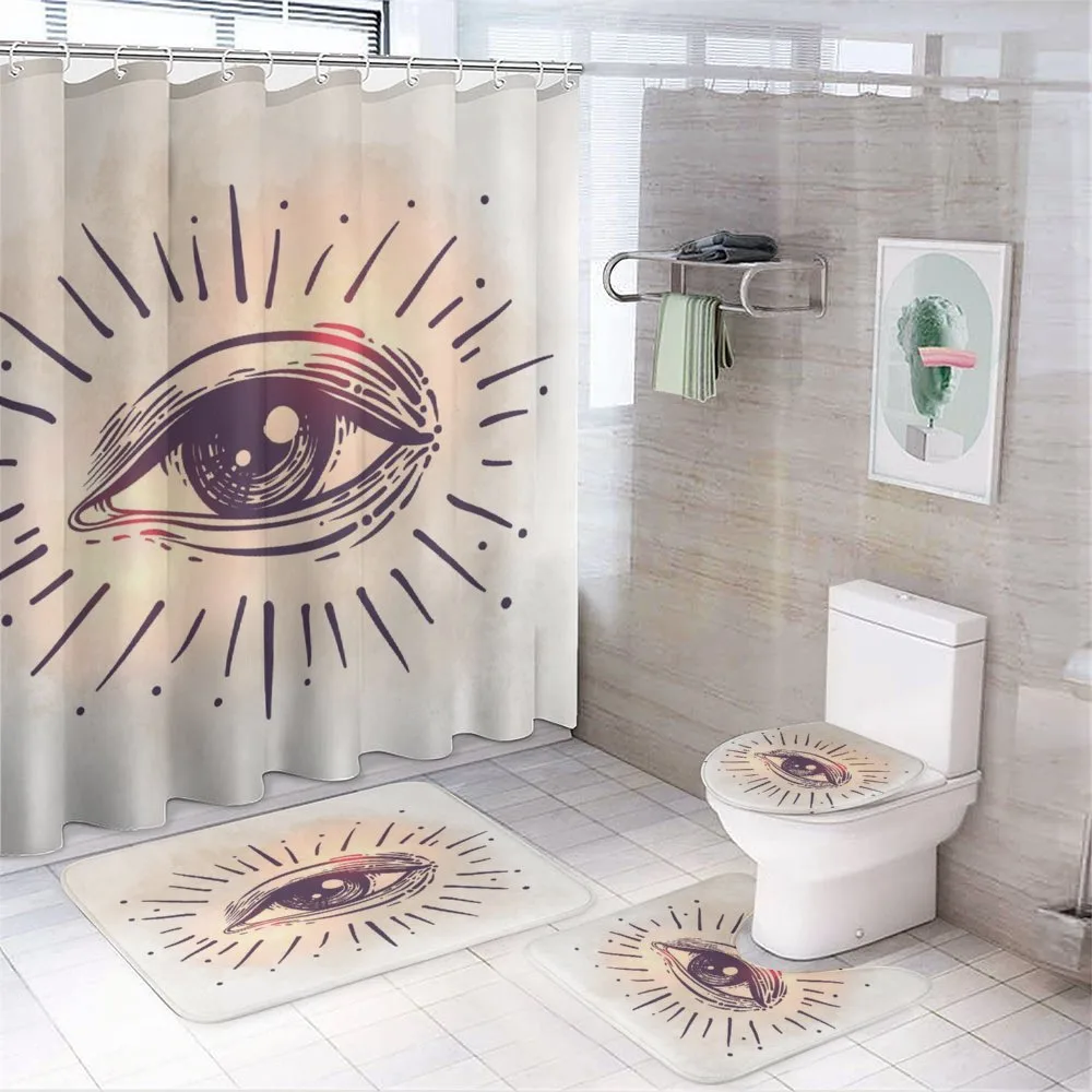 Gaze of an Elderly Man Art — 4-Piece Bathroom Set preview