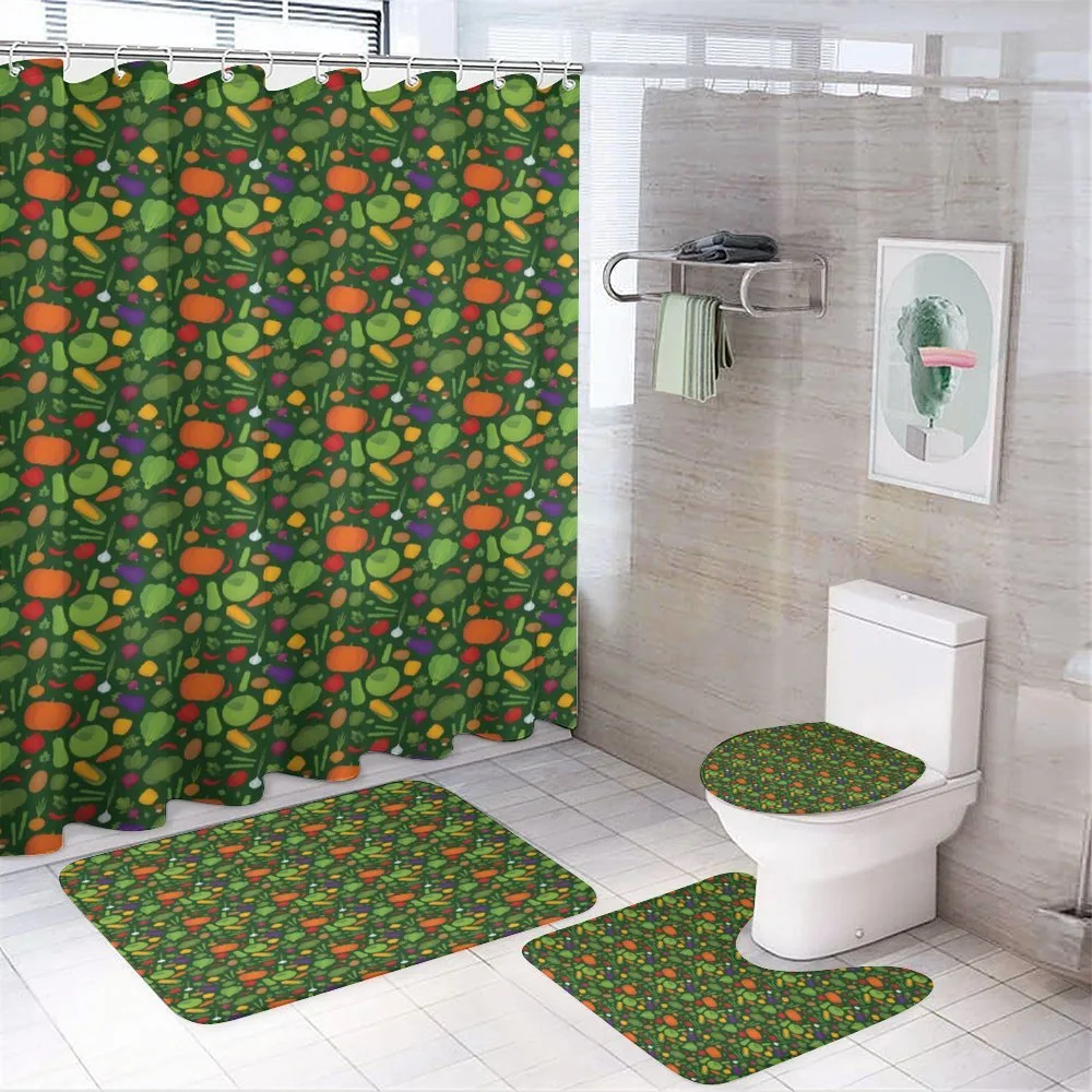Organic Healthy Food — 4-Piece Bathroom Set preview