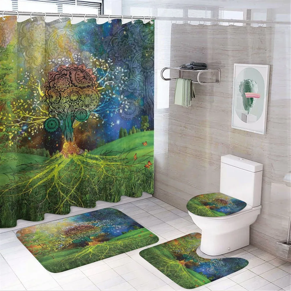 Mother Earth Theme — 4-Piece Bathroom Set preview