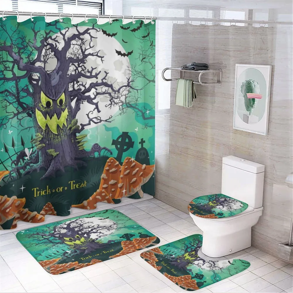 Spooky Tree — 4-Piece Bathroom Set preview