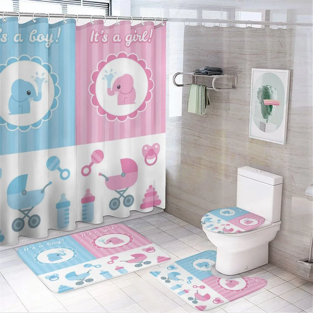 Girl Boy Newborn Baby — 4-Piece Bathroom Set preview