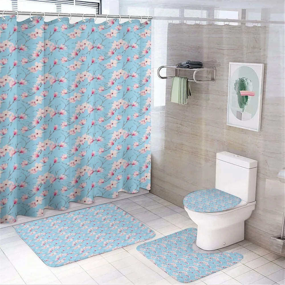 Spring Season Branches — 4-Piece Bathroom Set preview