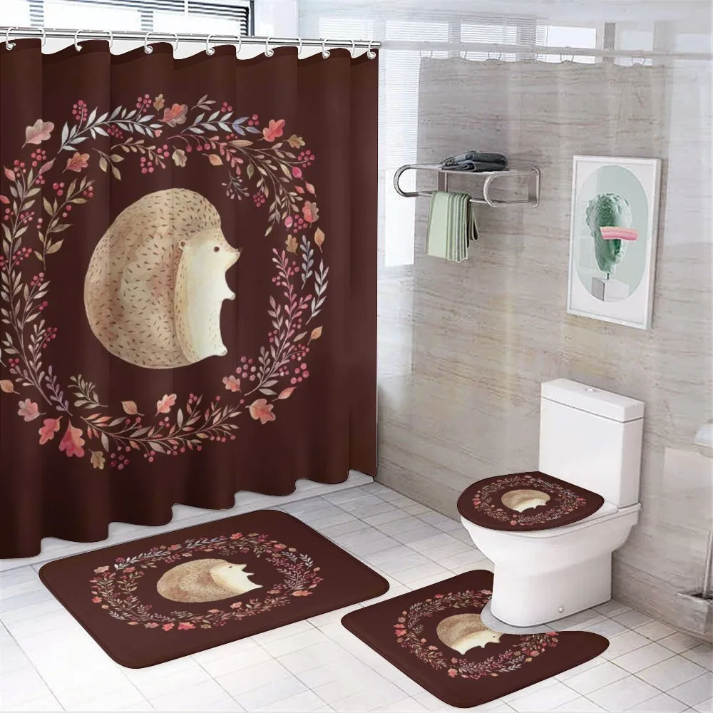 Leaf and Berry Wreath — 4-Piece Bathroom Set preview