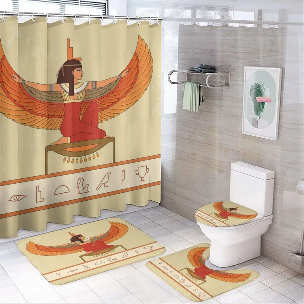 Historical Myth Woman Wing — 4-Piece Bathroom Set preview