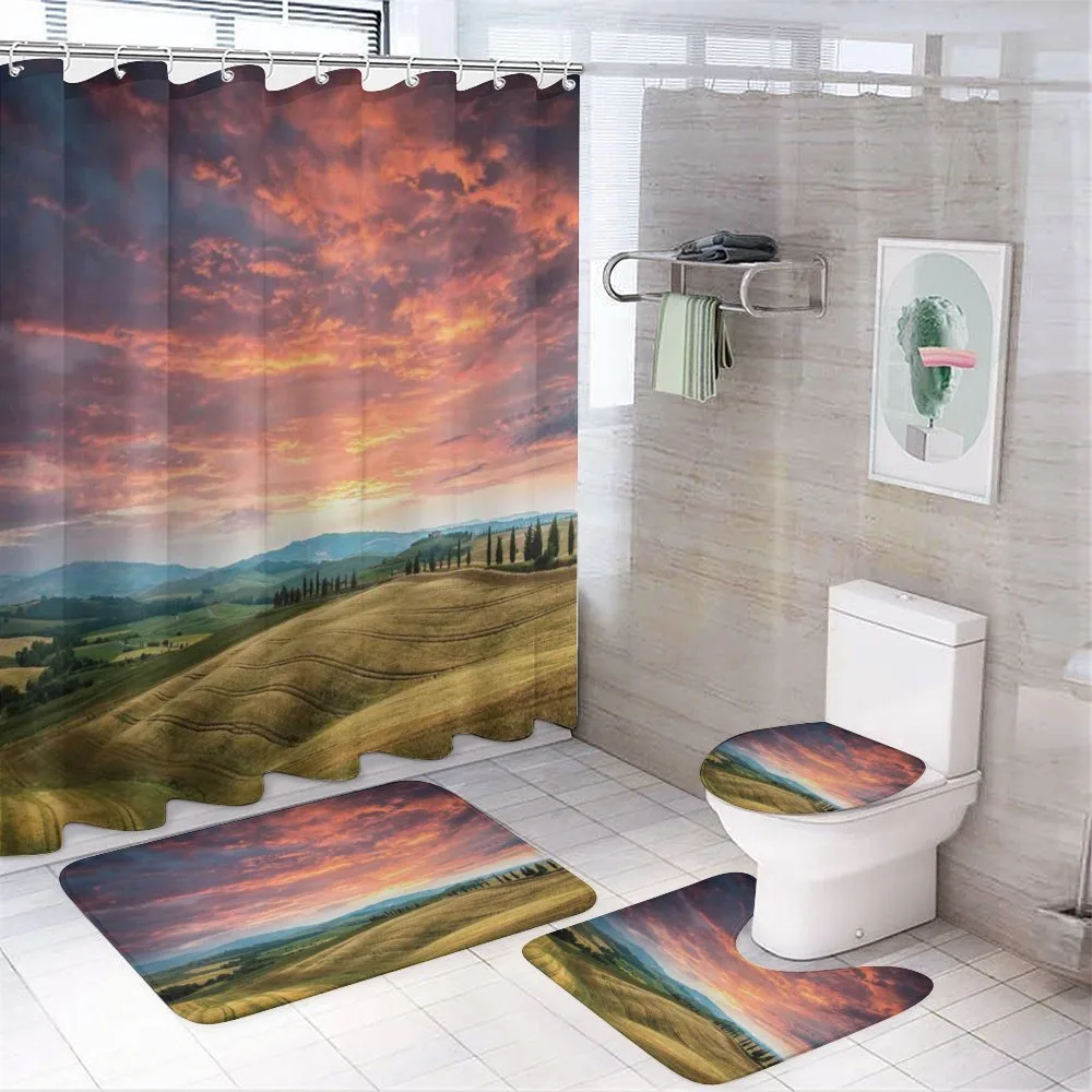 Tuscany Cypress Trees — 4-Piece Bathroom Set preview